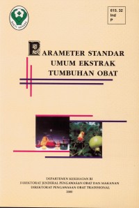 Image of Parameter Standar Umum Ekstrak Tumbuhan Obat